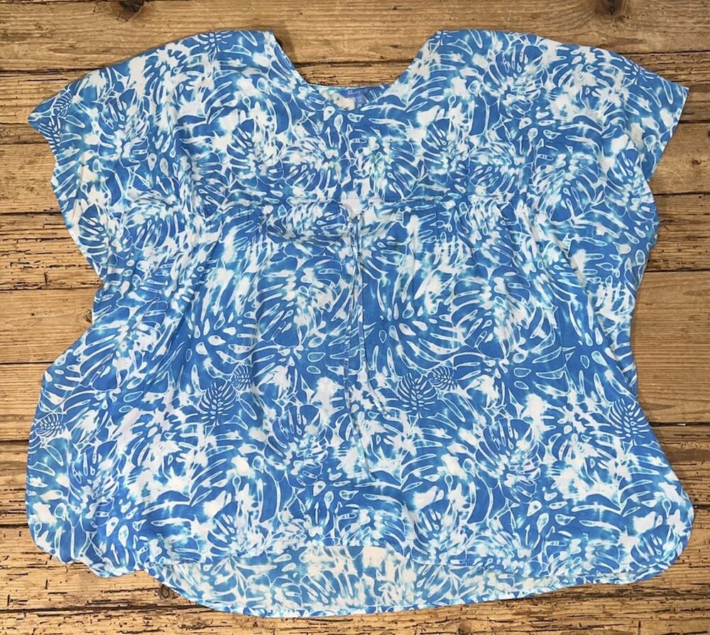 Blueginger Womens O/S Floral Print Coverup EUC